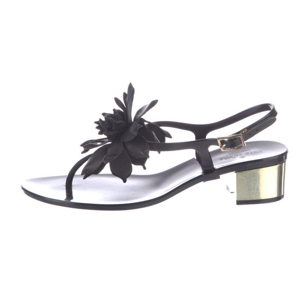 Kate Spade Black Floral Women's Sandals